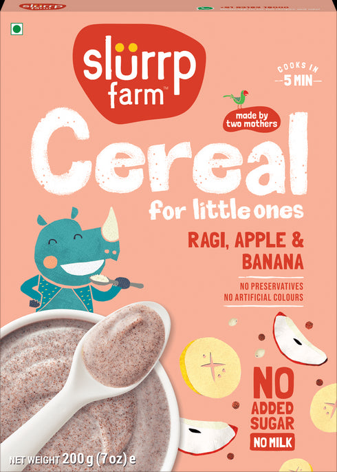 Slurrp Farm Ragi, Apple & Banana Cereal